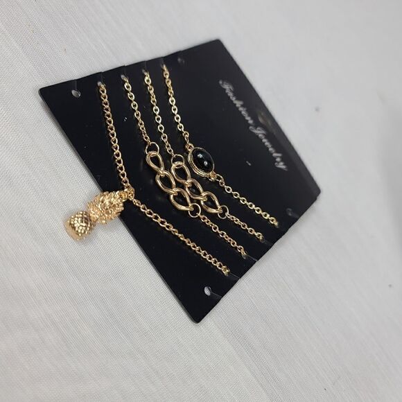 PINEAPPLE AND BLACK STONE Infinity BRACELET - Picture 5 of 15